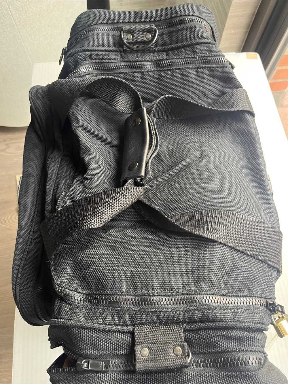 Black Duffel Bag. El Portal. 24x14